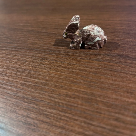 Handcrafted Stone Rabbit Figurine - Picture 2 of 4